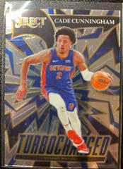 Cade Cunningham #6 Basketball Cards 2021 Panini Select Turbo Charged Prices