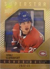 Juraj Slafkovsky [Gold] Hockey Cards 2022 Upper Deck Honor Roll Prices
