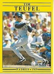 Tim Teufel #U-127 Baseball Cards 1991 Fleer Update Prices