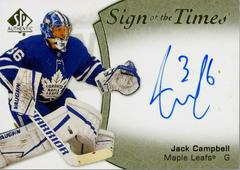 Jack Campbell #SOTT-JC Hockey Cards 2021 SP Authentic Sign of the Times Autographs Prices