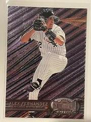 Alex Fernandez #58 Baseball Cards 1997 Metal Universe Prices