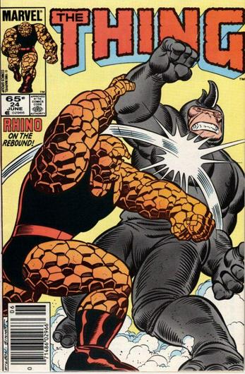 The Thing [Newsstand] #24 (1985) Cover Art