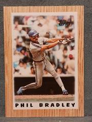 Phil Bradley Baseball Cards 1987 Topps Mini League Leaders Prices