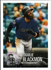 Charlie Blackmon Baseball Cards 2019 Topps Stickers Prices