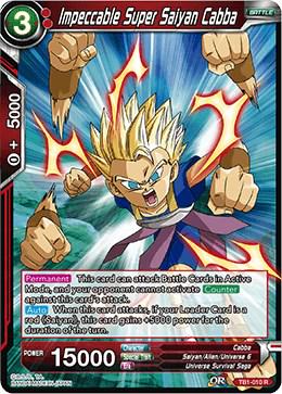 Impeccable Super Saiyan Cabba TB1-010 Dragon Ball Super The Tournament of Power