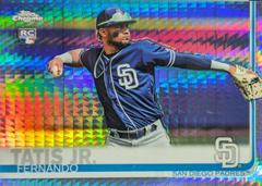 Fernando Tatis Jr. [Prism Refractor] #203 Baseball Cards 2019 Topps Chrome Prices