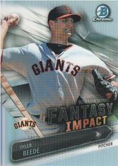 Tyler Beede Baseball Cards 2016 Bowman Draft Scouts' Fantasy Impact Prices