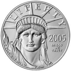 2005 Coins $25 American Platinum Eagle Prices