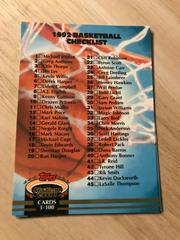 Checklist 1-100 #189 Basketball Cards 1992 Stadium Club Prices
