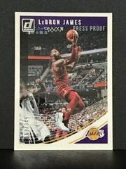 LeBron James [Press Proof Silver] Basketball Cards 2018 Panini Donruss Prices