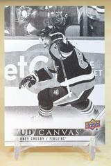 Sidney Crosby [Black & White] Hockey Cards 2022 Upper Deck UD Canvas Prices