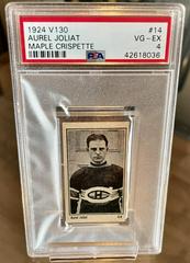 Aurel Joliat Hockey Cards 1924 V130 Maple Crispette Prices
