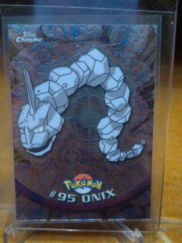 Onix #95 Pokemon 2000 Topps Chrome