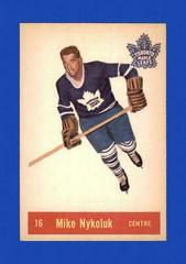 Mike Nykoluk Hockey Cards 1957 Parkhurst Prices