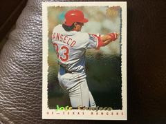 Jose Canseco #161 Baseball Cards 1995 Topps Cyberstats Prices