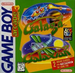 Arcade Classic 3 - Front | Arcade Classic 3: Galaga and Galaxian GameBoy