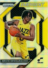 Brice Sensabaugh [Silver Prizm] #6 Basketball Cards 2023 Panini Prizm Emergent Prices