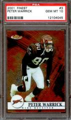 Peter Warrick #3 Football Cards 2001 Topps Finest Prices