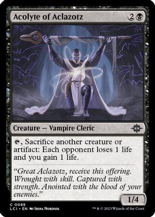 Acolyte of Aclazotz #89 Magic Lost Caverns of Ixalan