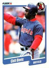 Chili Davis #129 Baseball Cards 1990 Fleer Prices