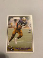 Travis Richardson Football Cards 1992 Pacific Washington Greats Prices