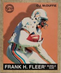 O.J. McDuffie #42 Football Cards 1997 Fleer Goudey Prices