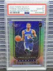Tyrese Haliburton [Silver] Basketball Cards 2020 Panini Select Rookie Selections Prices