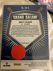 #GS-6 | Matt Olson [Mosaic] Baseball Cards 2022 Panini Mosaic Grand Salami