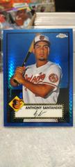 Anthony Santander [Blue Prizm Refractor] #356 Baseball Cards 2021 Topps Chrome Platinum Anniversary Prices