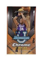 Hobby Box Basketball Cards 2022 Bowman Chrome University Prices
