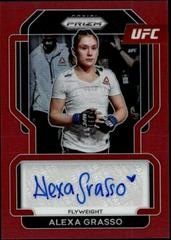Alexa Grasso [Red] #SG-AGS Ufc Cards 2022 Panini Prizm UFC Signatures Prices