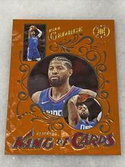 Paul George [Orange] #15 Basketball Cards 2021 Panini Illusions King of Cards Prices
