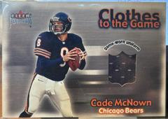 Cade McNown Football Cards 2001 Fleer Premium Clothes to the Game Prices