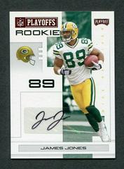 James Jones [Signature Red] Football Cards 2007 Playoffs NFL Prices