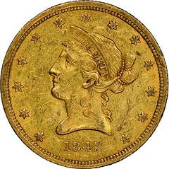 1842 [SMALL DATE] Coins Liberty Head Gold Eagle Prices