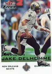 Jake Delhomme [Draft Position] Football Cards 2000 Fleer Focus Prices