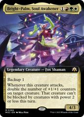 Bright-Palm, Soul Awakener [Extended Art] #88 Magic March of the Machine Commander Prices