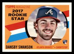 Dansby Swanson [Soft Red] Baseball Cards 2017 Topps Archives 1960 Rookie Star Prices