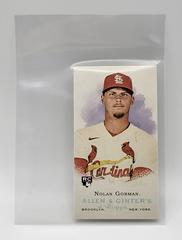 Front | Nolan Gorman Baseball Cards 2023 Topps Allen & Ginter Rookie Design Variation Mini