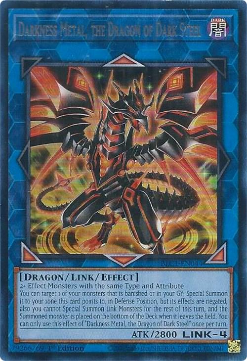 Darkness Metal, the Dragon of Dark Steel [1st Edition] BLC1-EN044 YuGiOh Battles of Legend: Chapter 1