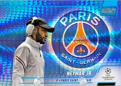 Neymar Jr [Blue Prism] Soccer Cards 2021 Stadium Club Chrome UEFA Champions League Prices