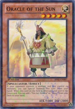 Oracle of the Sun [Mosaic Rare 1st Edition] BP02-EN087 YuGiOh Battle Pack 2: War of the Giants