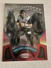 Trevor Lawrence [Red] #DH-1 Football Cards 2022 Panini Certified Dark Horses Prices