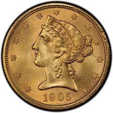 1905 S Coins Liberty Head Half Eagle Prices