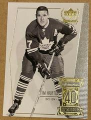 Tim Horton Hockey Cards 1999 Upper Deck Century Legends Prices