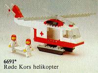LEGO Set | Red Cross Helicopter LEGO Town