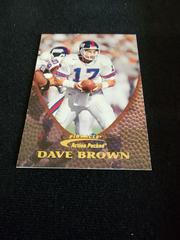 Dave Brown #20 Football Cards 1997 Pinnacle Action Packed Prices