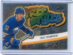 Tage Thompson [Gold] Hockey Cards 2022 Upper Deck Freestyles Prices