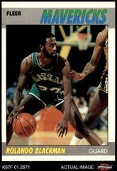Rolando Blackman #12 Basketball Cards 1987 Fleer Prices
