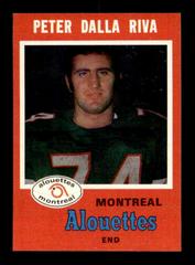Peter Dalla Riva #106 Football Cards 1971 O Pee Chee CFL Prices